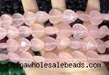 CCN5945 15 inches 14*14mm heart candy jade beads Wholesale