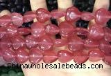 CCN5951 15 inches 14*14mm heart candy jade beads Wholesale