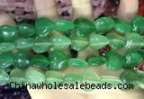 CCN5958 15 inches 14*14mm heart candy jade beads Wholesale