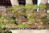 CCN5960 15 inches 14*14mm heart candy jade beads Wholesale