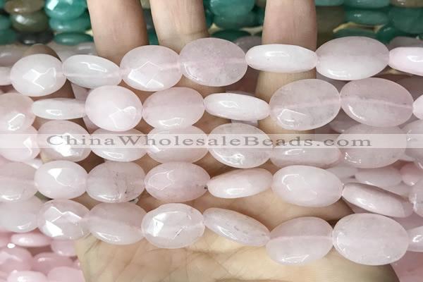 CCN5966 15 inches 13*18mm faceted oval candy jade beads
