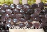 CCN5980 15 inches 13*18mm faceted oval candy jade beads