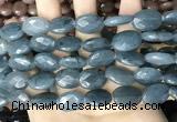 CCN5982 15 inches 13*18mm faceted oval candy jade beads