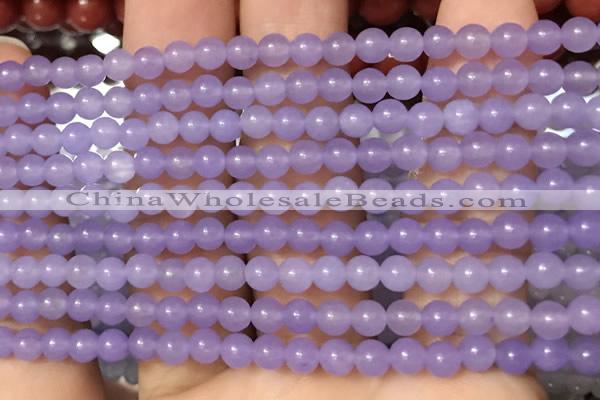 CCN6005 15.5 inches 4mm round candy jade beads Wholesale