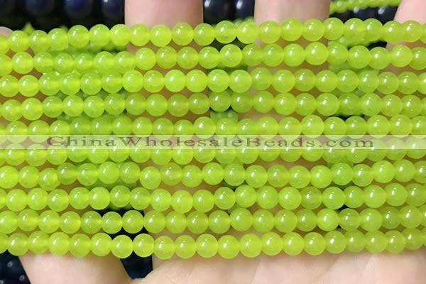 CCN6014 15.5 inches 4mm round candy jade beads Wholesale