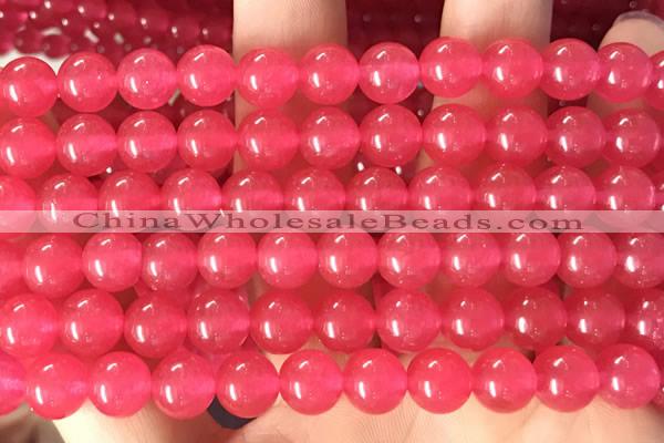 CCN6057 15.5 inches 8mm round candy jade beads Wholesale