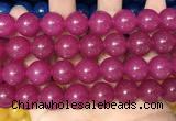 CCN6184 15.5 inches 14mm round candy jade beads Wholesale