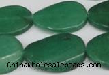 CCN620 15.5 inches 22*30mm twisted oval candy jade beads wholesale