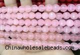 CCN6303 15.5 inches 8mm faceted round candy jade beads Wholesale