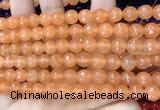 CCN6308 15.5 inches 8mm faceted round candy jade beads Wholesale