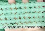 CCN6365 15.5 inches 6mm, 8mm, 10mm & 12mm round matte candy jade beads