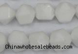 CCN660 15.5 inches 15*15mm faceted nuggets candy jade beads