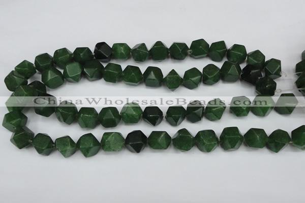 CCN667 15.5 inches 15*15mm faceted nuggets candy jade beads