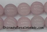 CCN676 15.5 inches 16mm carved round candy jade beads wholesale