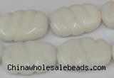CCN680 15.5 inches 15*23mm carved oval candy jade beads wholesale