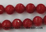 CCN756 15.5 inches 4mm faceted round candy jade beads wholesale