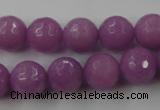 CCN761 15.5 inches 4mm faceted round candy jade beads wholesale