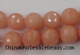 CCN792 15.5 inches 8mm faceted round candy jade beads wholesale