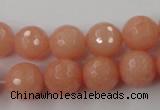 CCN826 15.5 inches 12mm faceted round candy jade beads wholesale