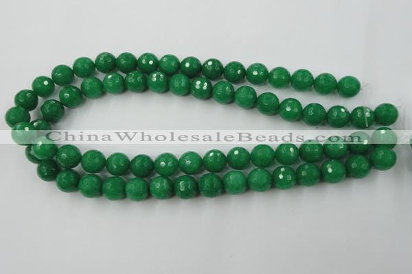 CCN865 15.5 inches 16mm faceted round candy jade beads