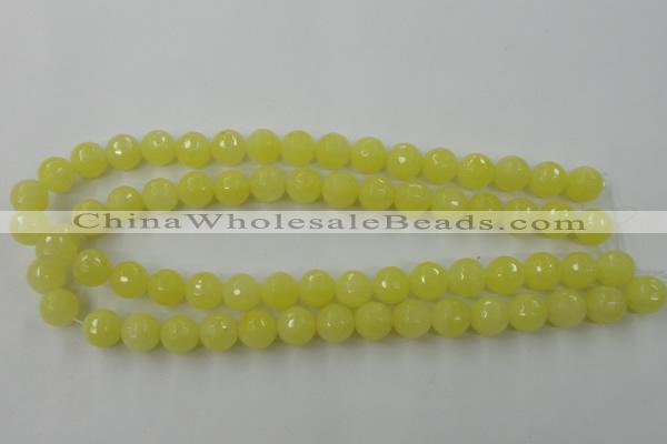 CCN895 15.5 inches 20mm faceted round candy jade beads