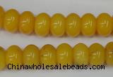 CCN91 15.5 inches 8*12mm rondelle candy jade beads wholesale