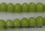 CCN912 15.5 inches 9*12mm faceted rondelle candy jade beads