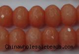 CCN930 15.5 inches 12*16mm faceted rondelle candy jade beads