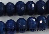 CCN940 15.5 inches 12*16mm faceted rondelle candy jade beads