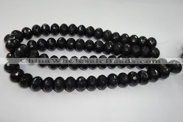 CCN941 15.5 inches 12*16mm faceted rondelle candy jade beads