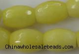 CCN964 15.5 inches 18*25mm faceted drum candy jade beads