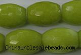 CCN967 15.5 inches 18*25mm faceted drum candy jade beads