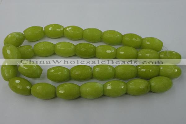 CCN967 15.5 inches 18*25mm faceted drum candy jade beads