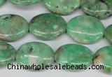 CCO118 15.5 inches 13*18mm oval dyed natural chrysotine beads