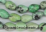 CCO21 15.5 inches 10*14mm teardrop natural chrysotine beads