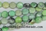 CCO31 15.5 inches 8mm flat round natural chrysotine beads