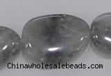 CCQ234 15.5 inches 22*30mm freeform cloudy quartz beads wholesale