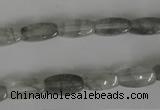 CCQ355 15.5 inches 6*12mm cuboid cloudy quartz beads wholesale