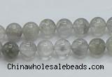 CCQ51 15.5 inches 8mm round cloudy quartz beads wholesale