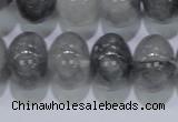 CCQ72 15.5 inches 13*18mm rondelle cloudy quartz beads wholesale