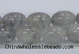 CCQ82 15.5 inches 13*18mm rice cloudy quartz beads wholesale