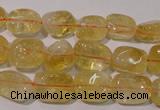 CCR218 15.5 inches 9*13mm nuggets natural citrine gemstone beads