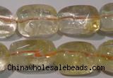 CCR220 15.5 inches 14*23mm nuggets natural citrine gemstone beads