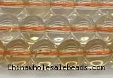 CCR345 15.5 inches 6mm round natural citrine beads wholesale