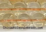 CCR347 15.5 inches 10mm round natural citrine beads wholesale