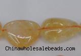 CCR350 15.5 inches 13*18mm - 20*25mm freeform natural citrine beads