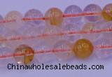 CCR361 15.5 inches 6mm round citrine beads wholesale