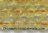 CCR381 15 inches 6mm round citrine beads wholesale