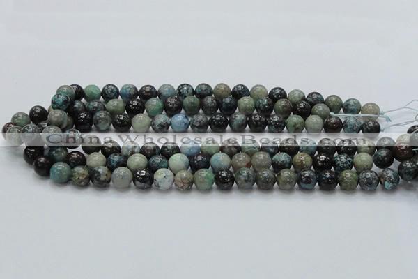 CCS02 15.5 inches 10mm round natural chrysocolla gemstone beads