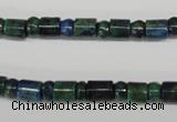 CCS152 15.5 inches 4*6mm rondelle & 6*7mm tube dyed chrysocolla beads